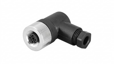 Роз'єм M12 - 5 PIN кутовий мама, герметичний IP67, A-code, на кабель (21158) Роз'єм M12 - 5 PIN кутовий мама, герметичний IP67, A-code, на кабель (21158)