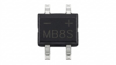 Діодний міст MB8S 1A 1000V SMD SOP-4 10шт. (21146) Діодний міст MB8S 1A 1000V SMD SOP-4 10шт. (21146)