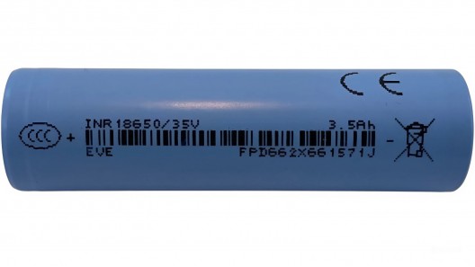 Акумулятор LiIon 18650 EVE 3.7V 3500mAh 3C (18815) Акумулятор LiIon 18650 EVE 3.7V 3500mAh 3C (18815)